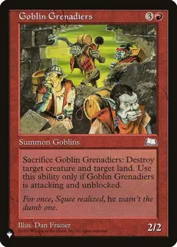 MTG - Goblin Grenadiers - The List - Mystery Booster 2 - Magic the Gathering - Image 1