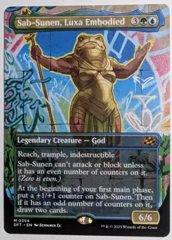 Sab-Sunen, Luxa Embodied Borderless x1 Aetherdrift Magic the Gathering MTG LP/NM - Image 1