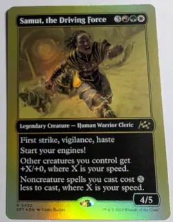 Samut, the Driving Force First-Place Foil x1 Aetherdrift MTG LP/NM - Image 1