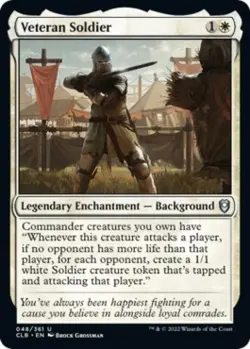 Veteran Soldier - Near Mint MTG Commander Legends: Battle for Baldur's Gate - Image 1