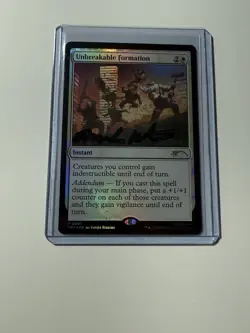 NYCC 2025 TMNT Promo Foil Magic The Gathering MTG Signed Mark Rosewater turtles - Image 1