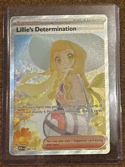 Lillie’s Determination 184/132 Mega Evolutions SIR Pokemon TCG - Image 3