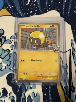 Pokemon TCG SV09 Journey Together Iono's Tadbulb 052/159 Cosmos Holo Promo TCG - Image 1
