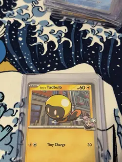 Pokemon TCG SV09 Journey Together Iono's Tadbulb 052/159 Cosmos Holo Promo TCG - Image 3