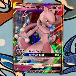 Mewtwo GX 31/68 Ultra Rare - Pokemon Hidden Fates - ENG NM - Image 2