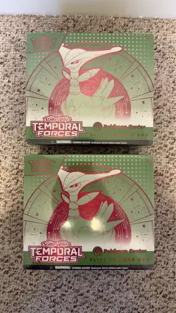 Pokemon Center Scarlet & Violet Set of 2 Temporal Forces Elite Trainer Box ETB - Image 1