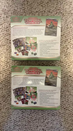Pokemon Center Scarlet & Violet Set of 2 Temporal Forces Elite Trainer Box ETB - Image 2
