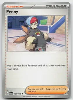Pokemon Penny Uncommon SV01: Scarlet & Violet Base Set 183/198 LP - Image 1
