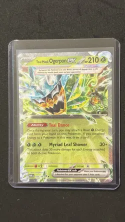 Teal Mask Ogerpon ex 025/167 - Twilight Masquerade - Pokemon TCG - Double Rare - Image 1