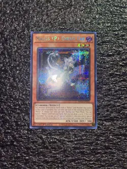 Yugioh! Maliss P Chessy Cat MP25-EN123 Prismatic Secret Rare 1st Edition NM - Image 1