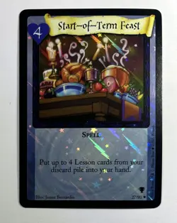 Harry Potter Trading Card Start-of-Term Feast 27 Rare Foil TCG Holo LP - Image 1