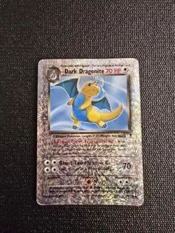 Dark Dragonite 5/110 Legendary Collection Reverse Holo 2002 Vintage Pokemon Card - Image 1