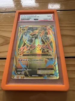 2016 Pokemon XY M Charizard EX Holo PSA 9 Mint Evolutions Card 101/108 Rare - Image 2