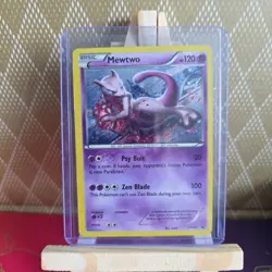 Mewtwo XY101 XY Black Star Promos Holo Card Pokemon LP - Image 1