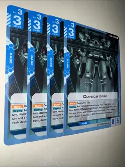 ST02-016 X4 Playset Corsica Base Gundam Card Game GCG TCG CCG - Image 2