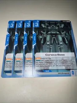 ST02-016 X4 Playset Corsica Base Gundam Card Game GCG TCG CCG - Image 4