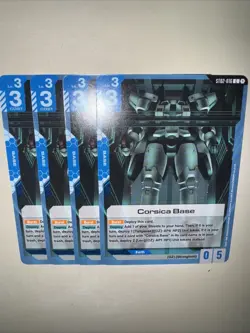 ST02-016 X4 Playset Corsica Base Gundam Card Game GCG TCG CCG - Image 5