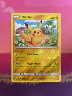 Pokemon Card Pikachu Crimson Invasion Reverse Holo 30/111 Near Mint - Image 1