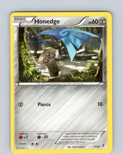 Pokemon TCG Honedge XY Trainer Kit: Bisharp 11/30 Regular Common Card NM - Image 1