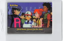 EP15 Battle Aboard the St. Anne - TOPPS Blue Logo TV SERIES Pokemon Card - MP/HP - Image 1