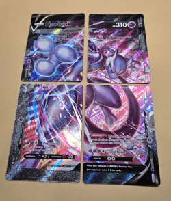 Mewtwo V-UNION [Set of 4] SWSH: Sword & Shield Promo Cards Holo NM - Image 1