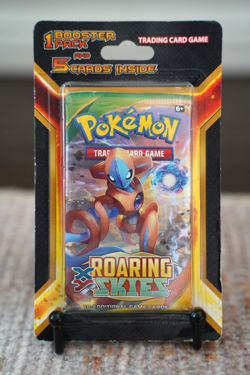 Pokemon TCG XY Roaring Skies Blister Booster Pack + 5 Bonus Cards Factory Sealed - Image 1
