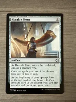 Herald's Horn 0296 Non Foil Uncommon MTG Near Mint - Image 1