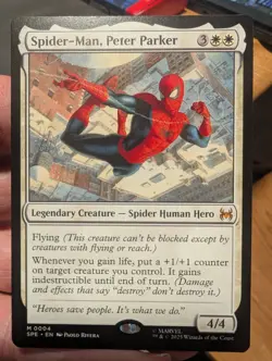 NM - Spider-Man, Peter Parker M Marvel's Spider-Man: Eternal-Legal 4 MTG - Image 1