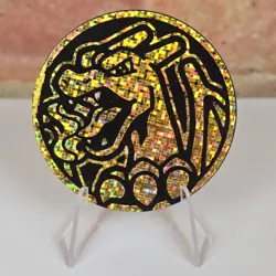 Charizard Jumbo Gold Glitter Shatter Coin - Pokemon TCG Scarlet & Violet - Image 1