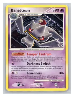 Pokemon TCG Banette 19/127 Platinum Normal MP - Image 1