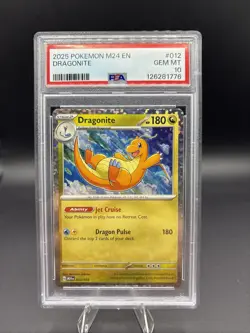 PSA 10 Dragonite 012/015 Pokemon M24 EN McDonalds Promo 2025 GEM MINT - Image 1