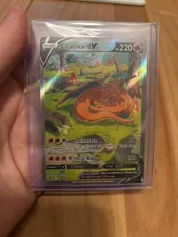 Charizard V Full Art Black Star Promo SWSH260 Pokemon Sword & Shield NM - Image 1
