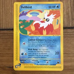 Pokemon TCG Delibird Skyridge 49/144 Regular Common 2003 - MINT CONDITION - Image 1