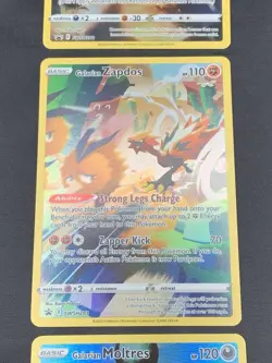 Galarian Articuno Zapdos Moltres 282 283 284 SWSH Crown Zenith Pokemon TCG NM - Image 4
