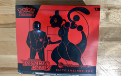 Pokemon Destined Rivals Pokemon Center Exclusive ETB Elite Trainer Box - Image 1