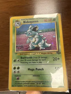 Pokemon TCG Nidoqueen Jungle 7/64 Holo Unlimited Holo Rare - Image 1