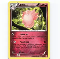 Clefable (#16) Common XY Trainer Kit: Bisharp & Wigglytuff 16/30 LP Pokemon - Image 1