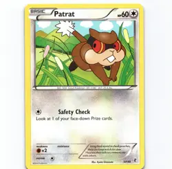 Patrat Common XY Trainer Kit: Bisharp & Wigglytuff 17/30 LP Pokemon - Image 1