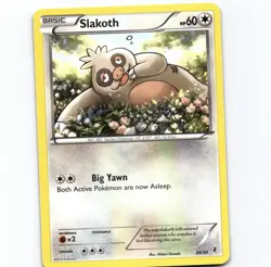 Slakoth (#26) Common XY Trainer Kit: Bisharp & Wigglytuff 26/30 LP Pokemon - Image 1