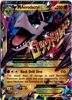 M Aerodactyl EX XY98 Pokemon XY Promos Black Star Promo LP - Image 1