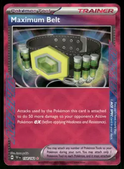 Maximum Belt 154/162 ACE SPEC Rare Holo Pokemon NM - Image 1