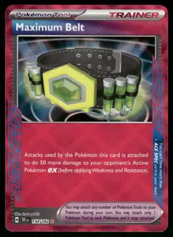 Maximum Belt 154/162 ACE SPEC Rare Holo Pokemon NM - Image 1