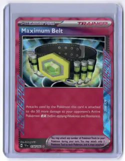 Maximum Belt 154/162 ACE SPEC Rare Holo NM Pokemon SV05: Temporal Forces - Image 1