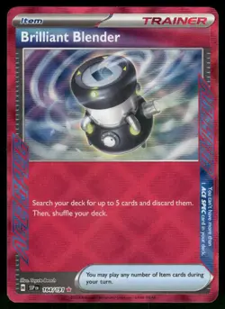 Brilliant Blender 164/191 ACE SPEC Rare Holo NM Pokemon SV08: Surging Sparks - Image 1