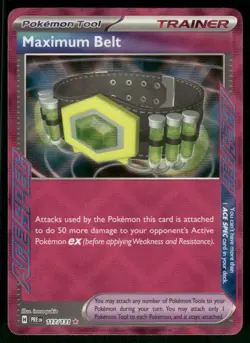 Maximum Belt 117/131 ACE SPEC Rare Holo NM Pokemon SV: Prismatic Evolutions - Image 1