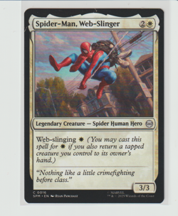 2025 Magic the Gathering MTG Spider-Man: Spider-Man, Web-Slinger Common Card #16 - Image 1