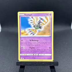 Pokemon TCG Brilliant Stars Sigilyph 66/172 Regular Uncommon Card NM 2022 - Image 1