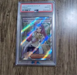 Japanese Pokemon Card Mimosa SAR PSA10 Scarlet ex 2023 - Image 1