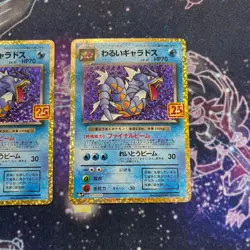 Japanese Pokemon Card Bad Gyarados 25th Anniversary Promo Card Set of 2 - Image 3