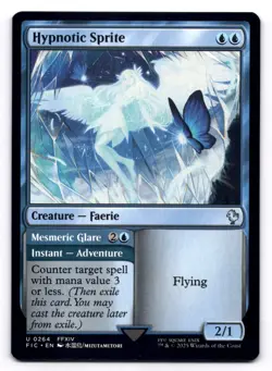 Hypnotic Sprite NM Commander: Final Fantasy 0264 MTG Regular - Image 1